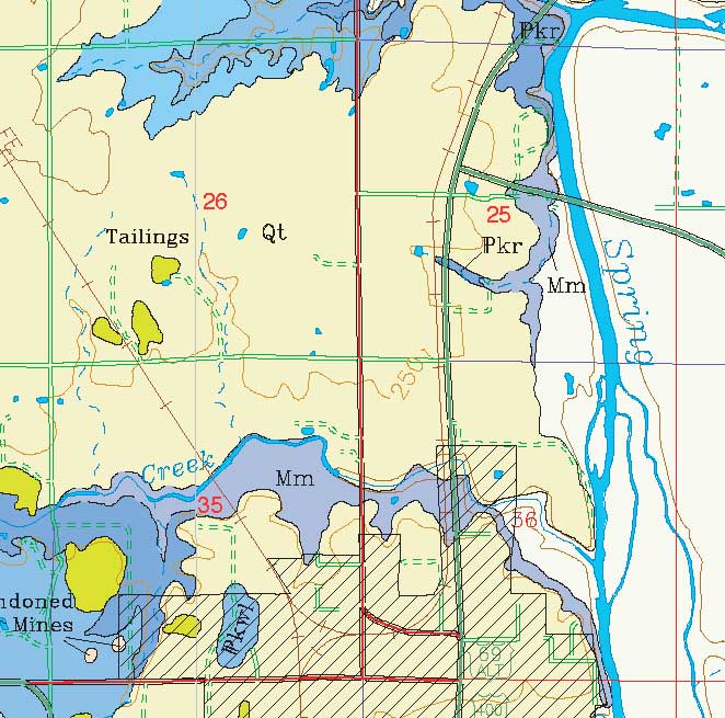 small geologic map