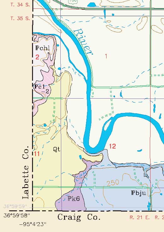 small geologic map