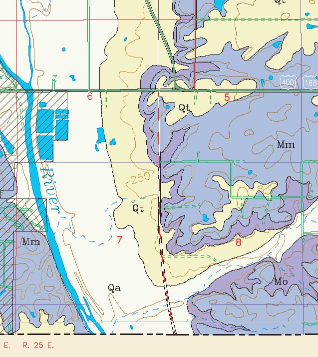 small geologic map