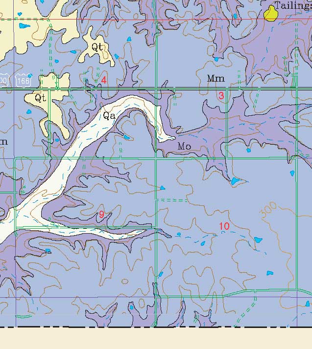 small geologic map