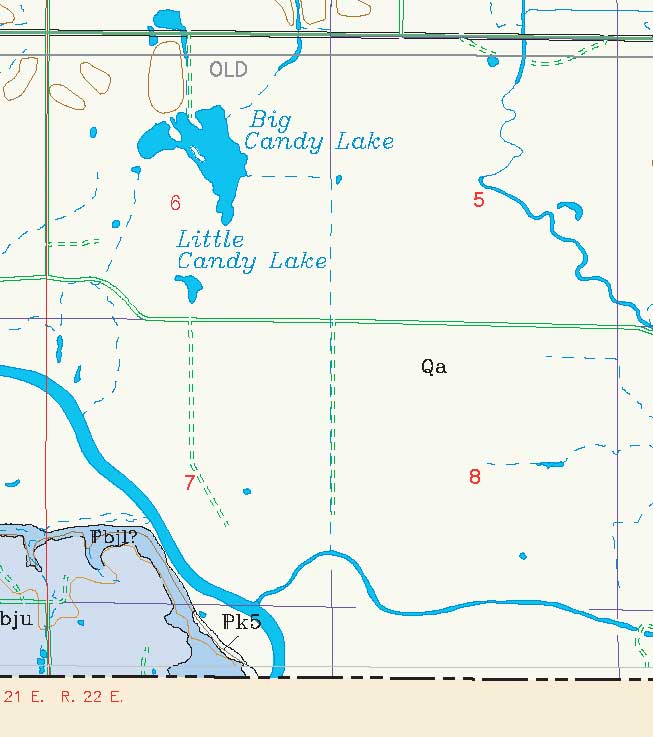 small geologic map