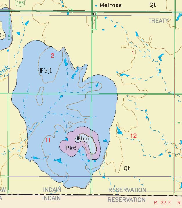 small geologic map