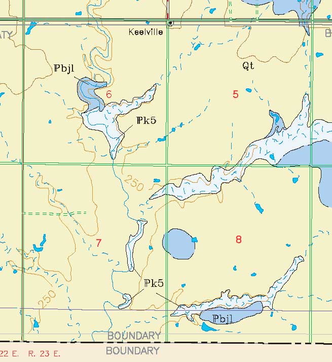 small geologic map