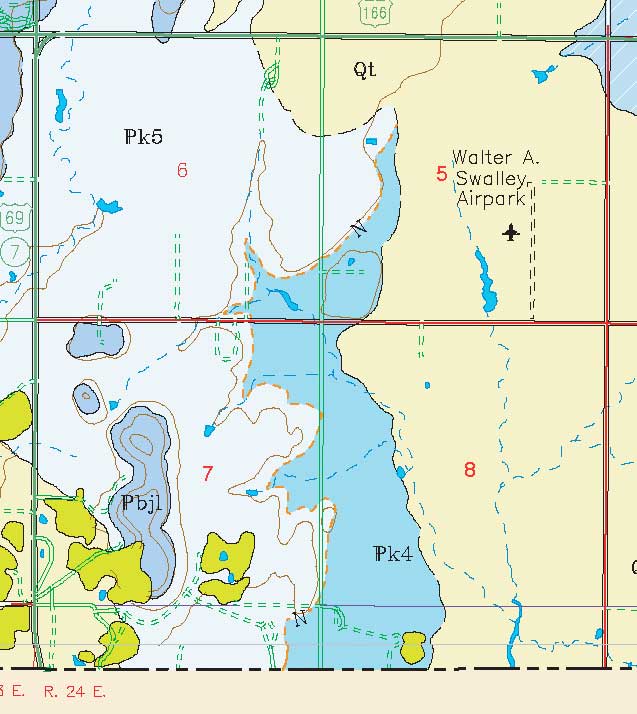 small geologic map