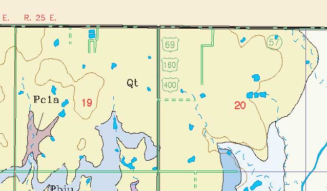 small geologic map