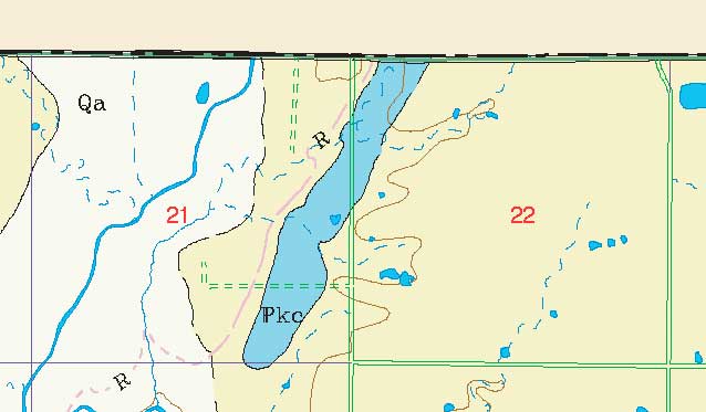 small geologic map