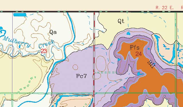 small geologic map