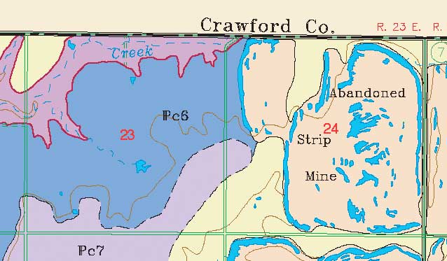 small geologic map