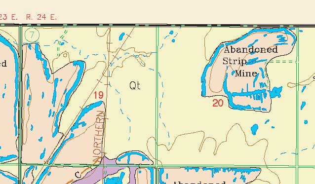 small geologic map