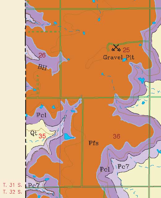 small geologic map