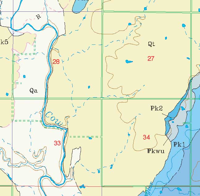 small geologic map