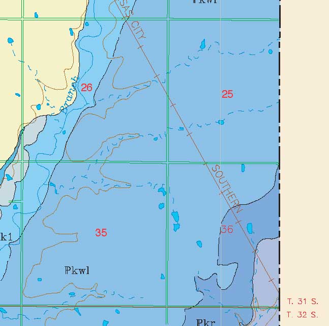 small geologic map