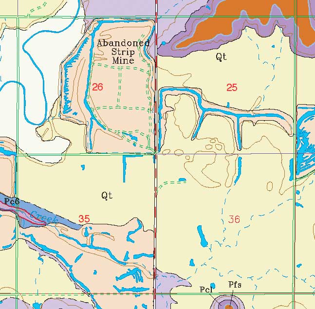 small geologic map