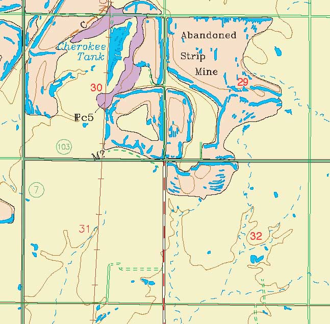 small geologic map