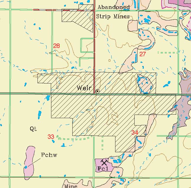 small geologic map