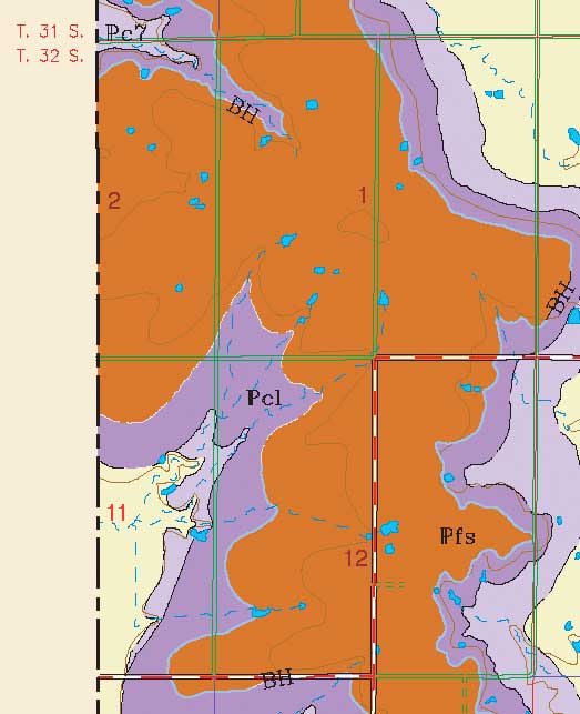 small geologic map