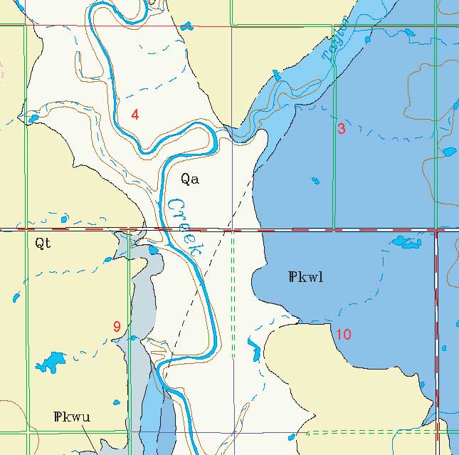 small geologic map