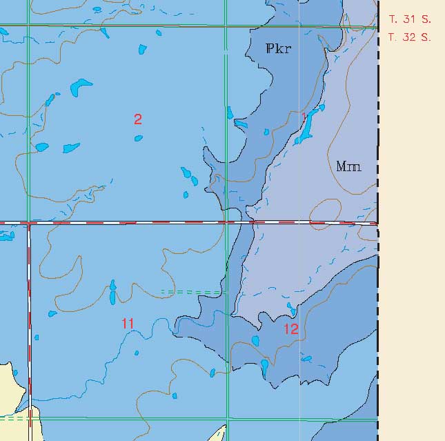 small geologic map