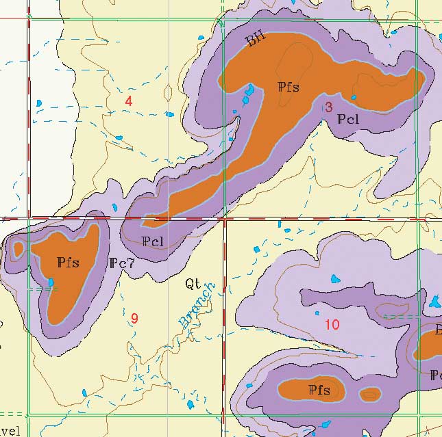 small geologic map