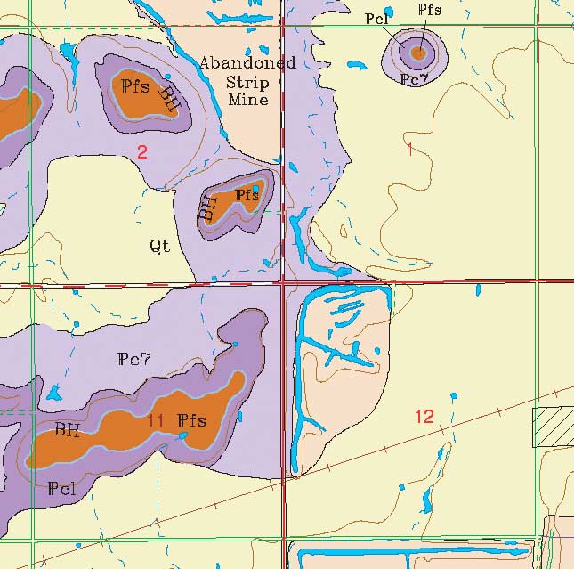 small geologic map