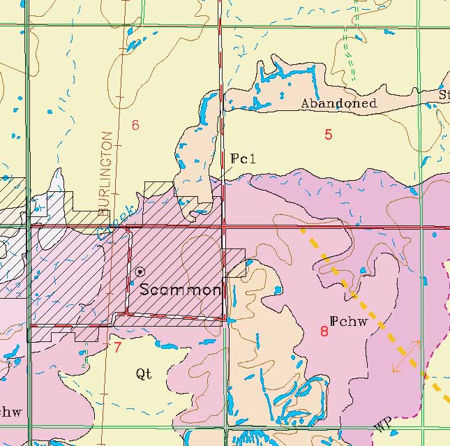 small geologic map