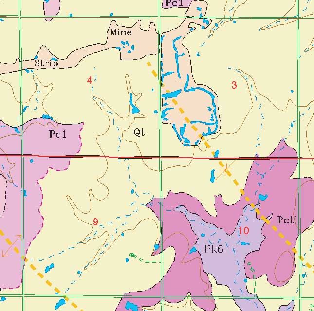 small geologic map