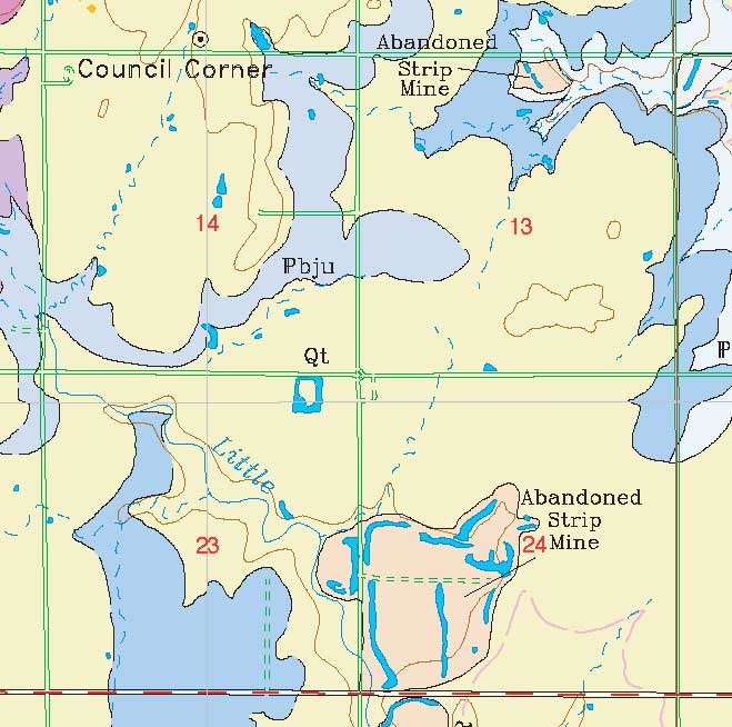 small geologic map