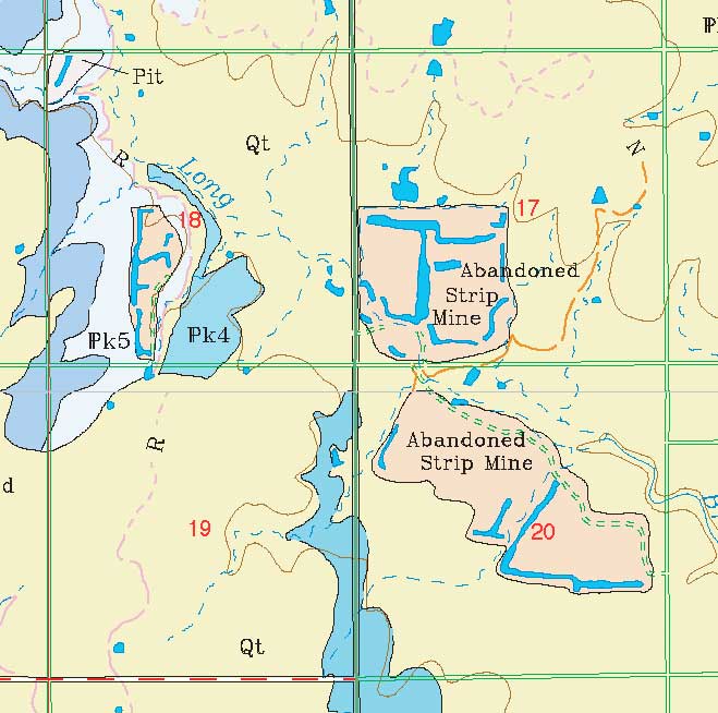 small geologic map