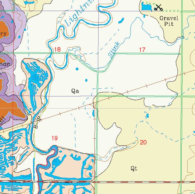 small geologic map