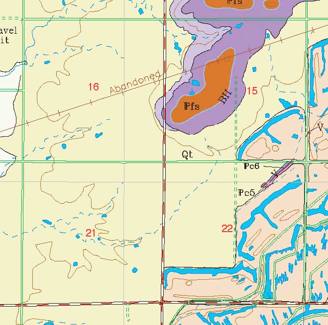 small geologic map