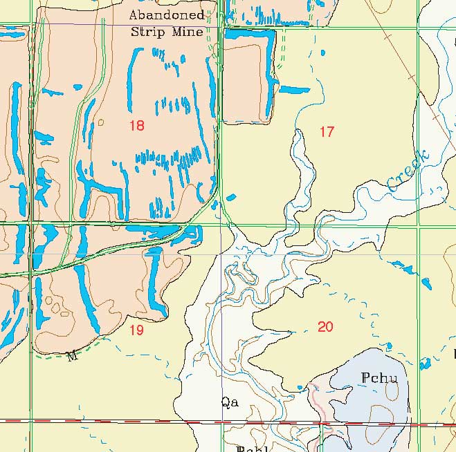 small geologic map