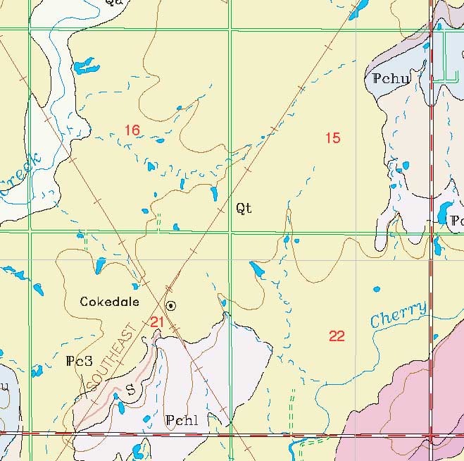 small geologic map