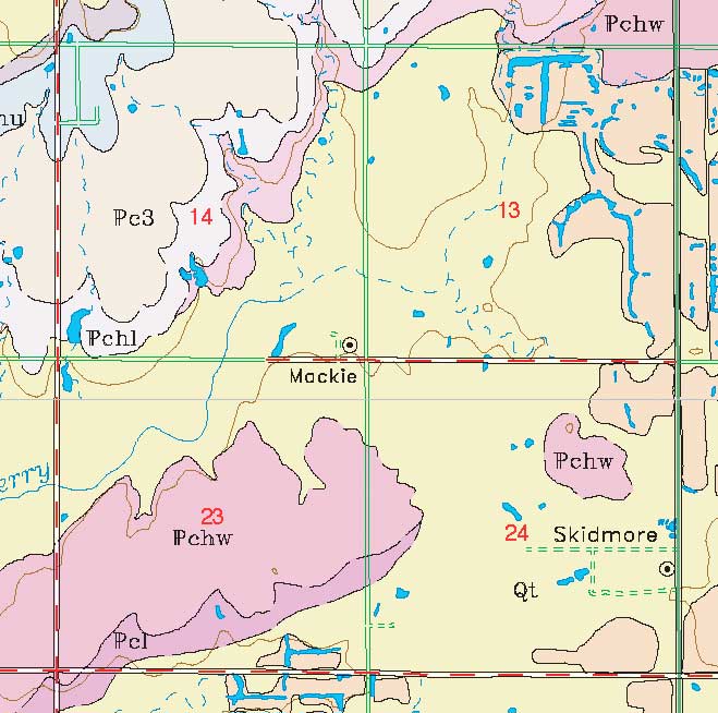 small geologic map