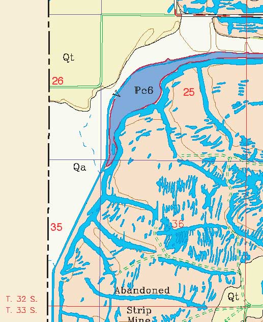 small geologic map