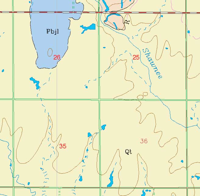 small geologic map