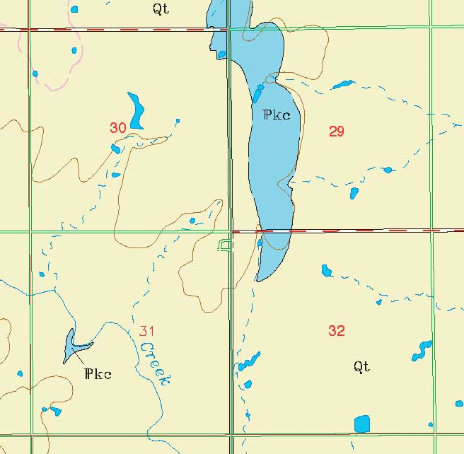 small geologic map