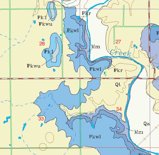 small geologic map