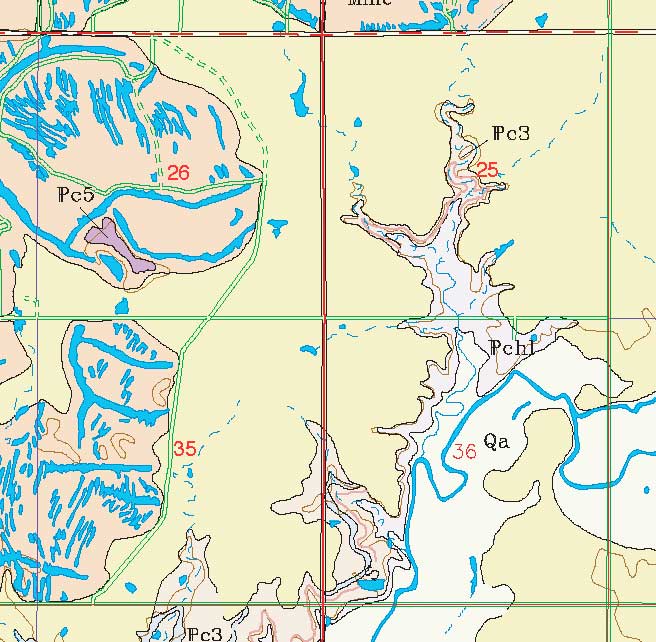 small geologic map