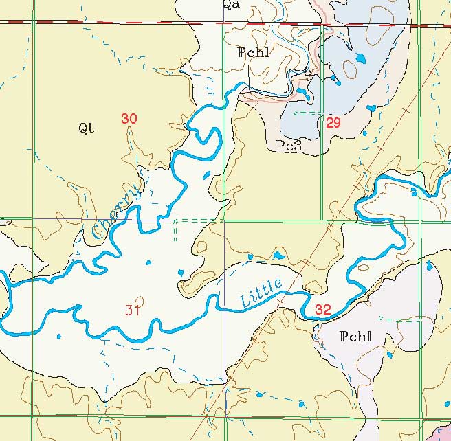 small geologic map