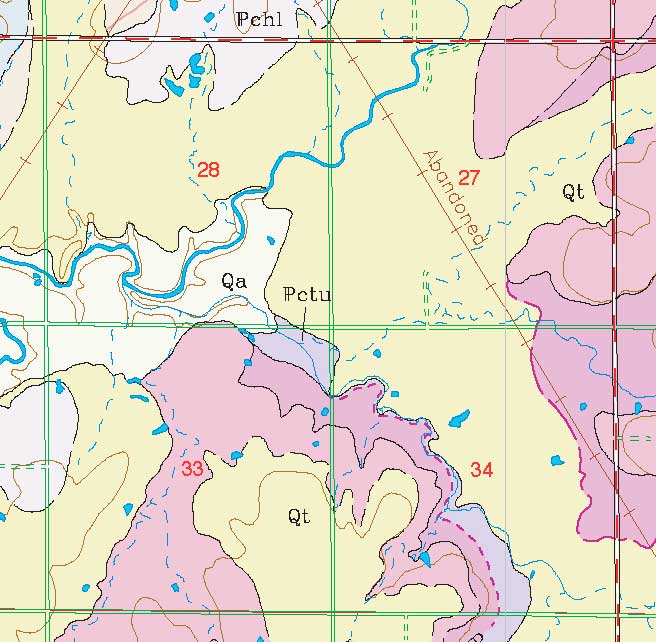 small geologic map