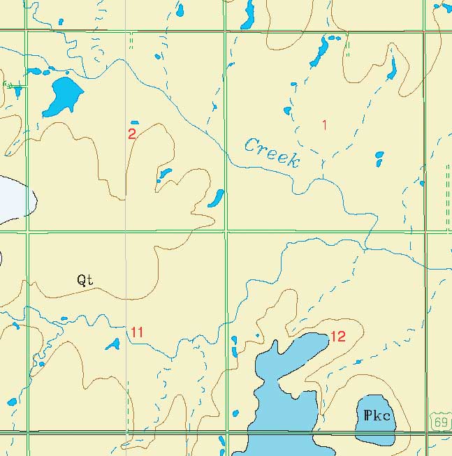 small geologic map