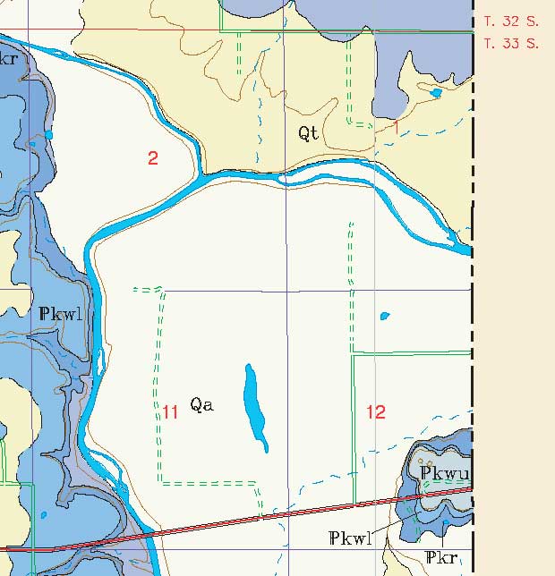 small geologic map