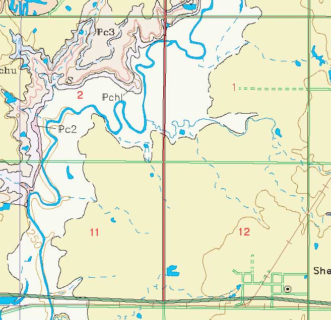 small geologic map