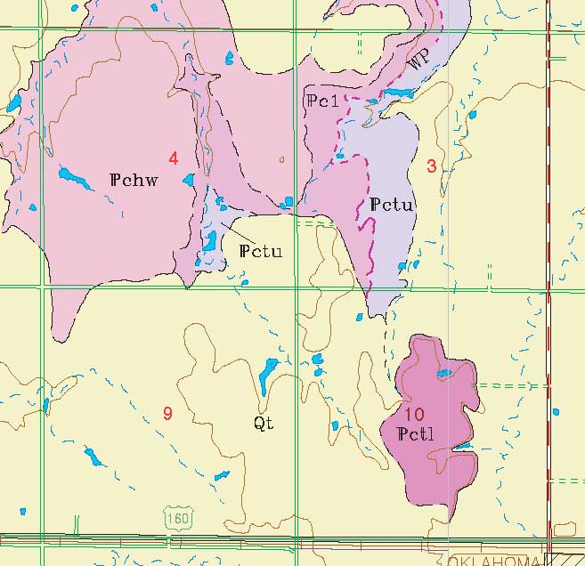 small geologic map