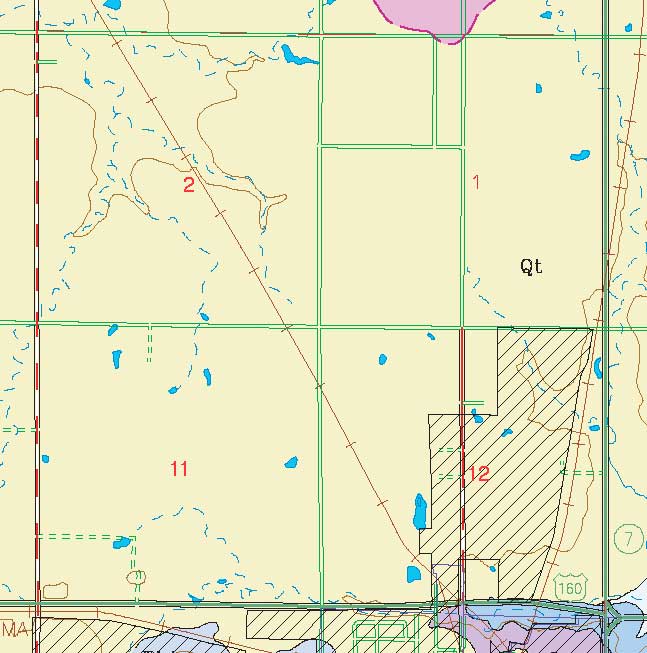 small geologic map