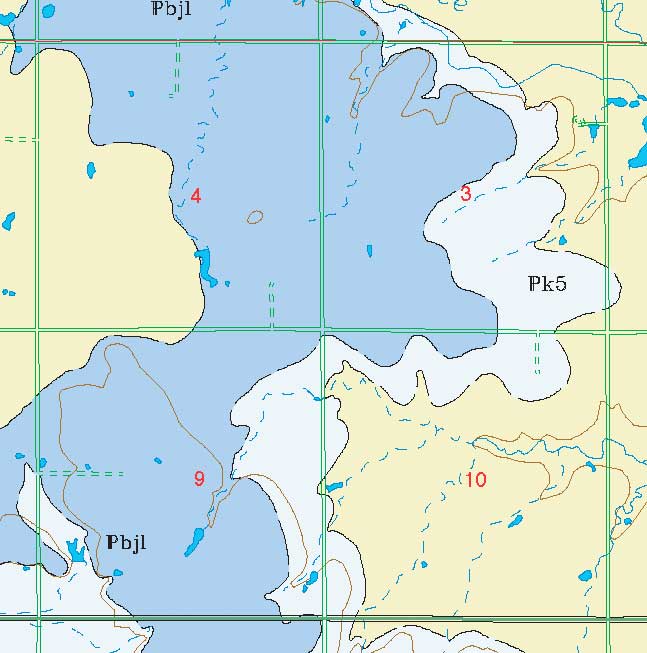 small geologic map