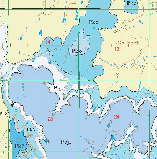 small geologic map