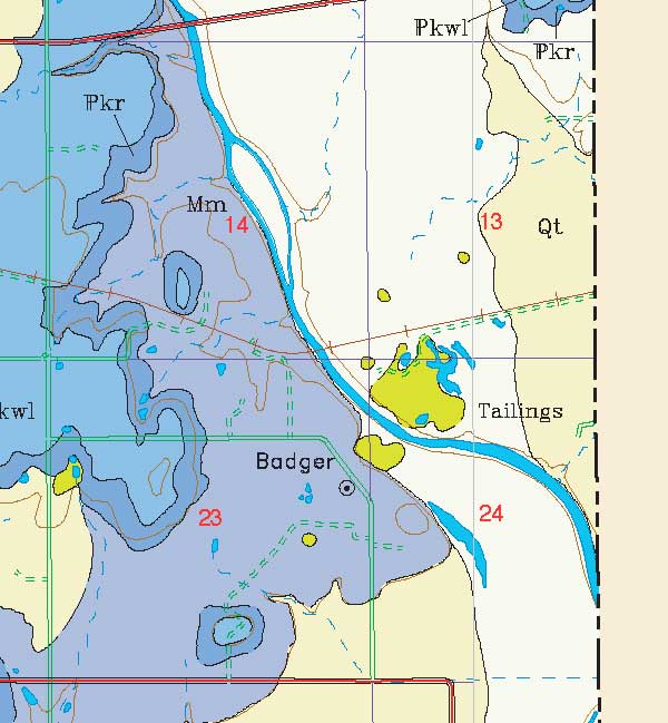 small geologic map