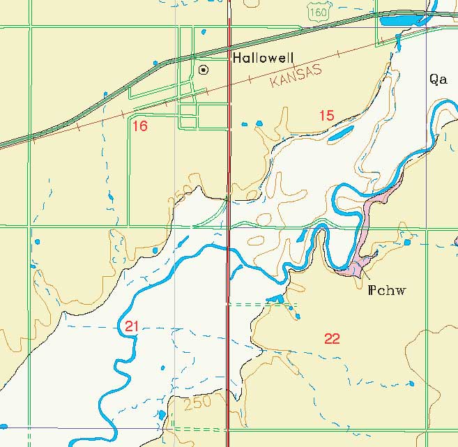 small geologic map