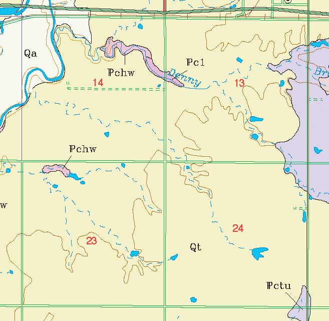 small geologic map